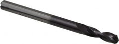 Accupro - 3/16" 140° Spiral Flute Solid Carbide Screw Machine Drill Bit - Exact Tooling