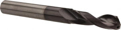 Accupro - 13mm 140° Spiral Flute Solid Carbide Taper Length Drill Bit - Exact Tooling