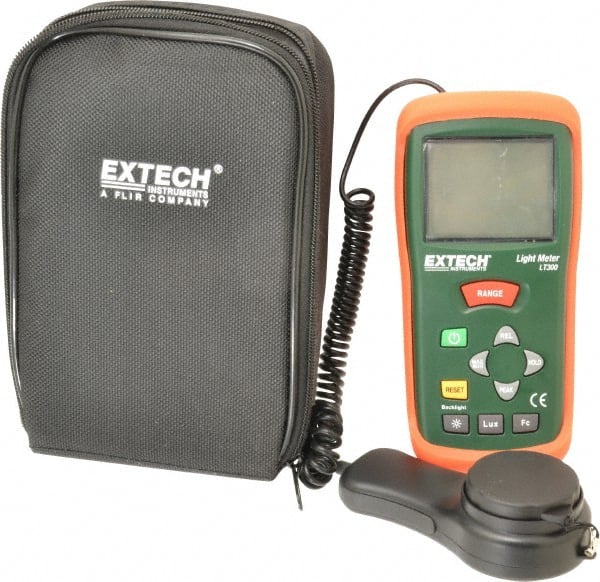 Extech - 40 to 40,000 FC, Light Meter - 5 Accuracy, Compatible with Light Lighting - Exact Tooling