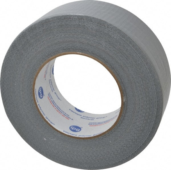 Intertape - 2" x 55m Silver Duct Tape - 9 mil, Rubber Adhesive, Polyethylene Cloth Backing, 18 Lb/ln Tensile Strength, 32°F to 160°F, Series AC20 - Exact Tooling