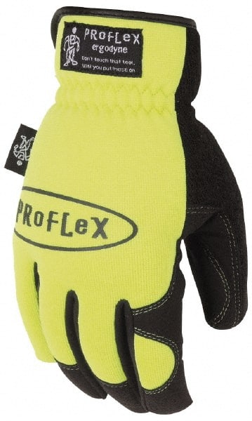 Ergodyne - Size L (9) Amara General Protection Work Gloves - For General Purpose, Uncoated, Gauntlet Cuff, Full Fingered, Black, Paired - Exact Tooling