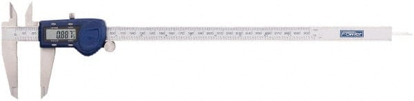 Fowler - 0 to 300mm Range, 0.01mm Resolution, Electronic Caliper - Stainless Steel with 2-13/32" Stainless Steel Jaws, 0.02mm Accuracy - Exact Tooling
