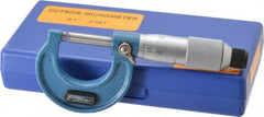 Fowler - 0 to 1" Range, 0.001" Graduation, Mechanical Outside Micrometer - Friction Thimble, Accurate to 0.0001" - Exact Tooling