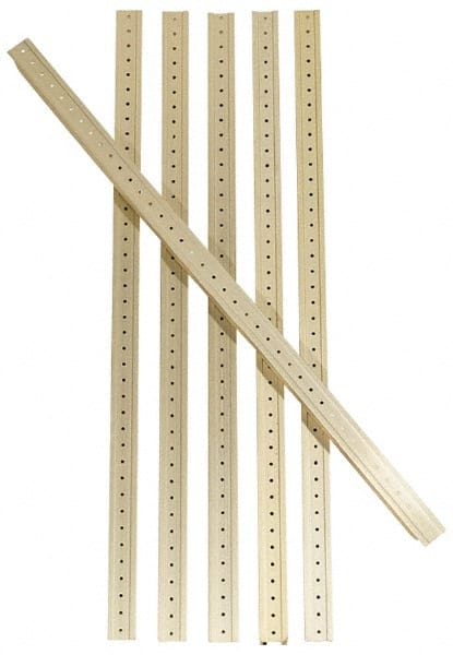 Value Collection - 15-3/4 Long, 5/8 Inch Wide, Alum T-Slot Cover - 6 Piece - Exact Tooling
