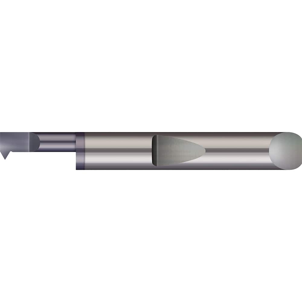Micro 100 - Single Point Threading Tools; Thread Type: Internal ; Material: Solid Carbide ; Profile Angle: 60 ; Threading Diameter (Decimal Inch): 0.1406 ; Cutting Depth (Decimal Inch): 0.5000 ; Maximum Threads Per Inch: 56 - Exact Tooling