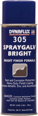 Dynaflux - 16 oz Galvanizing Spray - Comes in Aerosol - Exact Tooling