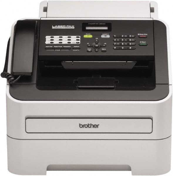 Brother - Silver Fax Machine - Use with Paper - Exact Tooling