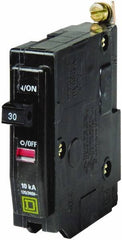 Square D - 30 Amp, 240 VAC, 1 Pole, Bolt On Miniature Circuit Breaker - 14-8 AWG - Exact Tooling