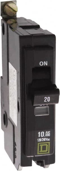 Square D - 50 Amp, 240 VAC, 1 Pole, Bolt On Miniature Circuit Breaker - 8-2 AWG - Exact Tooling