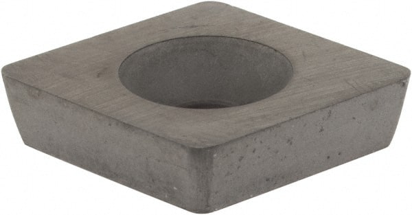 Hertel - 1/2" Inscribed Circle, Diamond (Shape) External Turning Shim for Indexables - 1/8" Thick, SM Shim Style, Positive Rake, Neutral Cut - Exact Tooling