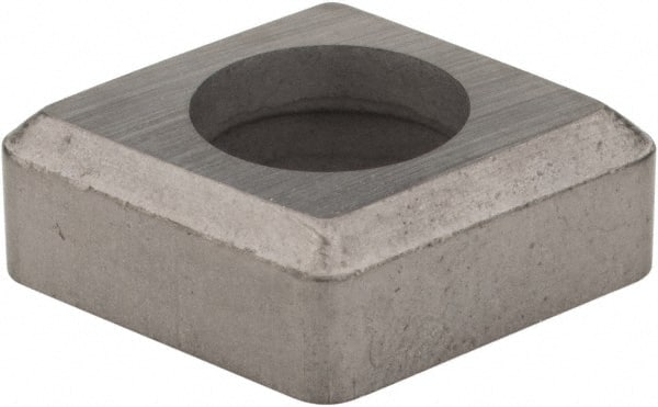 Hertel - 1/2" Inscribed Circle, Diamond (Shape) External Turning Shim for Indexables - 3/16" Thick, ICSN Shim Style, Negative Rake, Neutral Cut - Exact Tooling