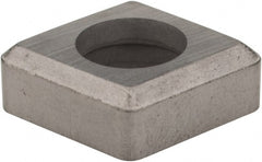 Hertel - 1/2" Inscribed Circle, Diamond (Shape) External Turning Shim for Indexables - 3/16" Thick, ICSN Shim Style, Negative Rake, Neutral Cut - Exact Tooling