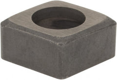 Hertel - 3/8" Inscribed Circle, Diamond (Shape) External Turning Shim for Indexables - 3/16" Thick, ICSN Shim Style, Negative Rake, Neutral Cut - Exact Tooling