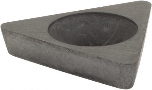 Hertel - 1/2" Inscribed Circle, Round External Turning Shim for Indexables - 1/8" Thick, SM Shim Style, Negative Rake, Neutral Cut - Exact Tooling