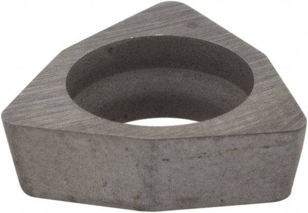 Hertel - 3/8" Inscribed Circle, Trigon External Turning Shim for Indexables - 1/8" Thick, SKWP Shim Style, Negative Rake, Neutral Cut - Exact Tooling