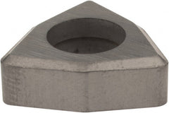 Hertel - 1/2" Inscribed Circle, Trigon External Turning Shim for Indexables - 3/16" Thick, IWSN Shim Style, Negative Rake, Neutral Cut - Exact Tooling