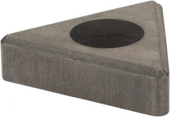 Hertel - 1/2" Inscribed Circle, Triangle External Turning Shim for Indexables - 3/16" Thick, ITSN Shim Style, Negative Rake, Neutral Cut - Exact Tooling