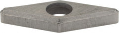 Hertel - 3/8" Inscribed Circle, Diamond (Shape) External Turning Shim for Indexables - 1/8" Thick, IVSN Shim Style, Negative Rake, Neutral Cut - Exact Tooling
