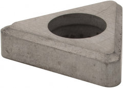 Hertel - 3/8" Inscribed Circle, Triangle External Turning Shim for Indexables - 1/8" Thick, ITSN Shim Style, Negative Rake, Neutral Cut - Exact Tooling