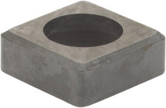 Hertel - 3/8" Inscribed Circle, Square External Turning Shim for Indexables - 1/8" Thick, ISSN Shim Style, Negative Rake, Neutral Cut - Exact Tooling