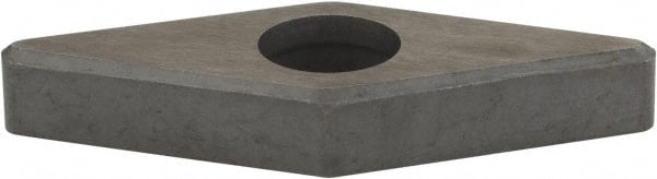 Hertel - 1/2" Inscribed Circle, Diamond (Shape) External Turning Shim for Indexables - 3/16" Thick, IVSN Shim Style, Negative Rake, Neutral Cut - Exact Tooling