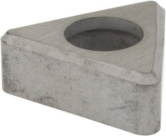 Hertel - 3/8" Inscribed Circle, Triangle External Turning Shim for Indexables - 3/16" Thick, ITSN Shim Style, Negative Rake, Neutral Cut - Exact Tooling