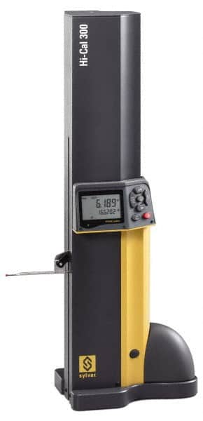 Fowler - 6" Electronic Height Gage - 0.00005" Resolution, Accurate to 0.00013", LCD Display, USB, RS-232 Data Output - Exact Tooling