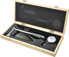 Fowler - 11 Anvil, 2 to 6" Dial Bore Gage - 0.0005" Graduation, Carbide Anvil - Exact Tooling