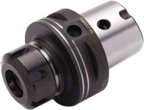 Seco - 0.02" to 0.394" Capacity, 1.772" Projection, Modular Connection, ER16 Collet Chuck - 0.0004" TIR, Through-Spindle - Exact Tooling