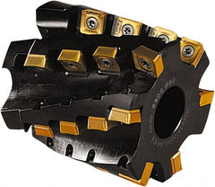 Seco - 24 Inserts, 80mm Cut Diam, 32mm Arbor Diam, 68mm Max Depth of Cut, Indexable Square-Shoulder Face Mill - 85mm High, AC.. 1506 & SCET 1206 Insert Compatibility - Exact Tooling