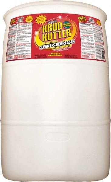 Krud Kutter - 55 Gal Drum Cleaner/Degreaser - Liquid, Water-Based, Mild - Exact Tooling
