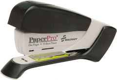 Ability One - 15 Sheet Desktop Stapler - Black, Gray - Exact Tooling