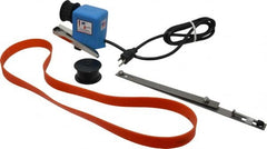 Mini-Skimmer - 18" Reach, 0.25 GPH Oil Removal Capacity, 115 Max Volt Rating, Belt Oil Skimmer - 40 to 125°F - Exact Tooling