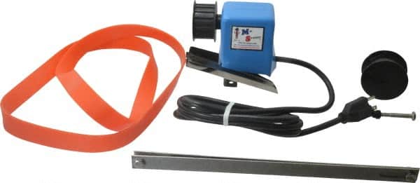 Mini-Skimmer - 24" Reach, 0.25 GPH Oil Removal Capacity, 115 Max Volt Rating, Belt Oil Skimmer - 40 to 125°F - Exact Tooling