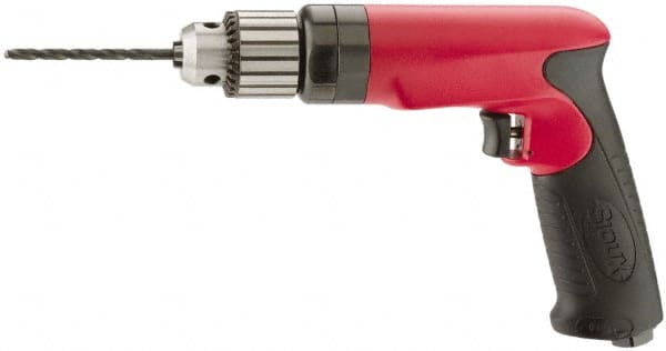 Sioux Tools - 3/8" Keyed Chuck - Pistol Grip Handle, 6,000 RPM, 14.16 LPS, 30 CFM, 1 hp - Exact Tooling