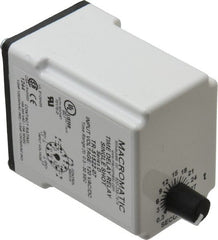 Macromatic - 11 Pin, Multiple Range DPDT Time Delay Relay - 10 Contact Amp, 120 VAC/VDC, Knob - Exact Tooling