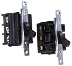 Cooper Wiring Devices - 2 Poles, 60 Amp, DPST, NEMA, Open Toggle Manual Motor Starter - 44.2mm Wide x 42.16mm Deep x 95.25mm High, 15 hp, CSA C22.2 No. 14, NEMA 1 & UL 508 - Exact Tooling