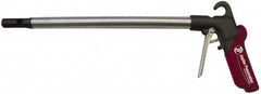 Value Collection - 120 Max psi High Power Venturi Nozzle Heavy Duty High Force Blow Gun - 1/4 NPT Inlet, 12" Tube Length, Aluminum - Exact Tooling