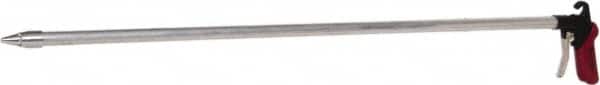 Value Collection - 120 Max psi Whisper Jet Pistol Grip Blow Gun - 1/4 NPT Inlet, 36" Tube Length, Aluminum - Exact Tooling
