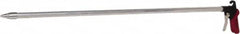 Value Collection - 120 Max psi Whisper Jet Pistol Grip Blow Gun - 1/4 NPT Inlet, 36" Tube Length, Aluminum - Exact Tooling