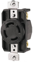 Cooper Wiring Devices - 120/208 VAC, 30 Amp, NonNEMA, Receptacle - 4 Poles, 4 Wire, Female End, Black - Exact Tooling