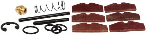 PRO-SOURCE - For Use with Impact Wrench, Repair Kit - Throttle Valve Stem 43-231H17, E-Ring 70129, (2) O-Rings OR01008108, (6) Rotor Blades 43-231F16, Pin 43-231H13, Valve Spring 43-231H08 - Exact Tooling