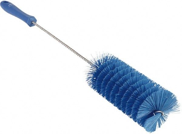 Vikan - 2-3/8" Diam Polyester Valve Brush - 19-5/8" OAL, 5-13/16" Head Length, Polypropylene & Stainless Steel Handle - Exact Tooling