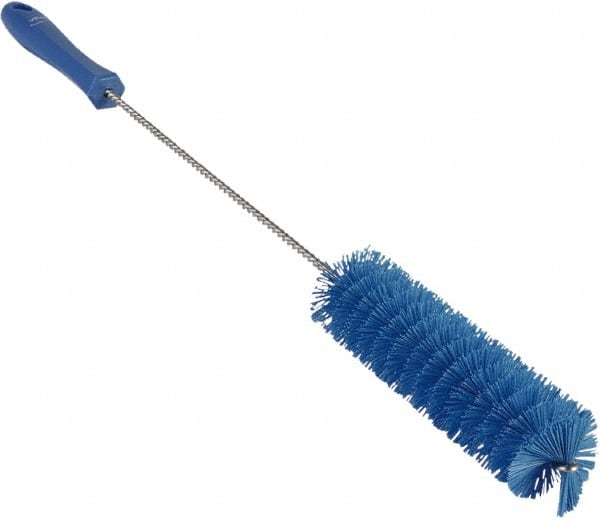 Vikan - 1-5/8" Diam Polyester Valve Brush - 19-5/8" OAL, 5-5/8" Head Length, Polypropylene & Stainless Steel Handle - Exact Tooling