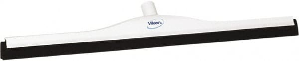 Vikan - 28" Foam Rubber Blade Bench Squeegee - Double Edge, White, Plastic Holder - Exact Tooling