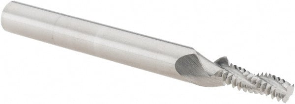 Scientific Cutting Tools - M6x1.00 Metric Coarse, 0.17" Cutting Diam, 3 Flute, Solid Carbide Helical Flute Thread Mill - Internal/External Thread, 0.528" LOC, 2-1/2" OAL, 1/4" Shank Diam - Exact Tooling