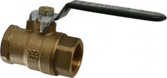 Legend Valve - 3/4" Pipe, Full Port, Brass Full Port Ball Valve - Bi-Directional, FNPT x FNPT Ends, Quarter Turn Handle, 600 WOG, 150 WSP - Exact Tooling