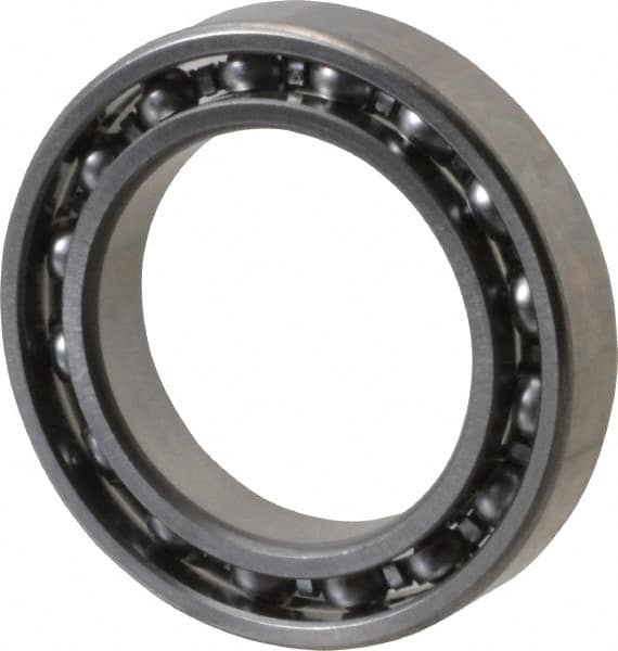 SKF - 17mm Bore Diam, 26mm OD, Open Thin Section Radial Ball Bearing - 5mm Wide, 1 Row, Round Bore, 209 Lb Static Capacity, 378 Lb Dynamic Capacity - Exact Tooling