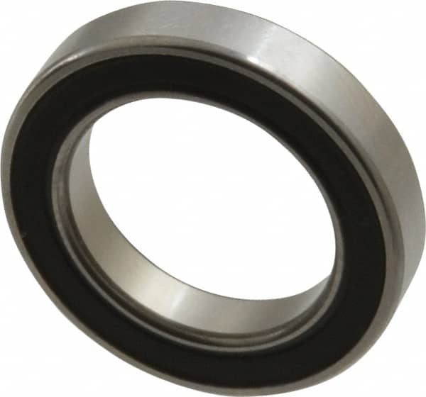 SKF - 17mm Bore Diam, 26mm OD, Double Seal Thin Section Radial Ball Bearing - 5mm Wide, 1 Row, Round Bore, 209 Lb Static Capacity, 378 Lb Dynamic Capacity - Exact Tooling