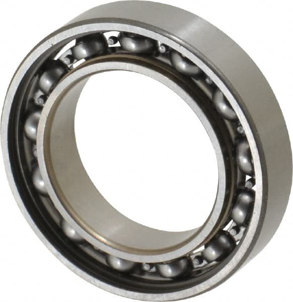 SKF - 20mm Bore Diam, 32mm OD, Open Thin Section Radial Ball Bearing - 7mm Wide, 1 Row, Round Bore, 337 Lb Static Capacity, 607 Lb Dynamic Capacity - Exact Tooling